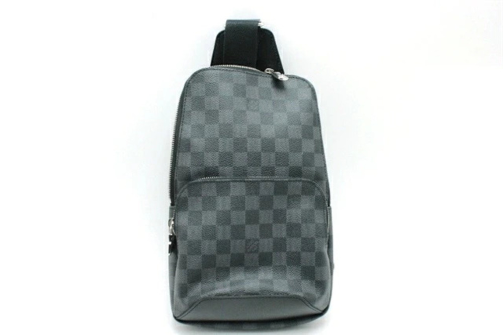 LOUIS VUITTON Shoulder Bag Body Avenue Slingback Damier Graphite Black